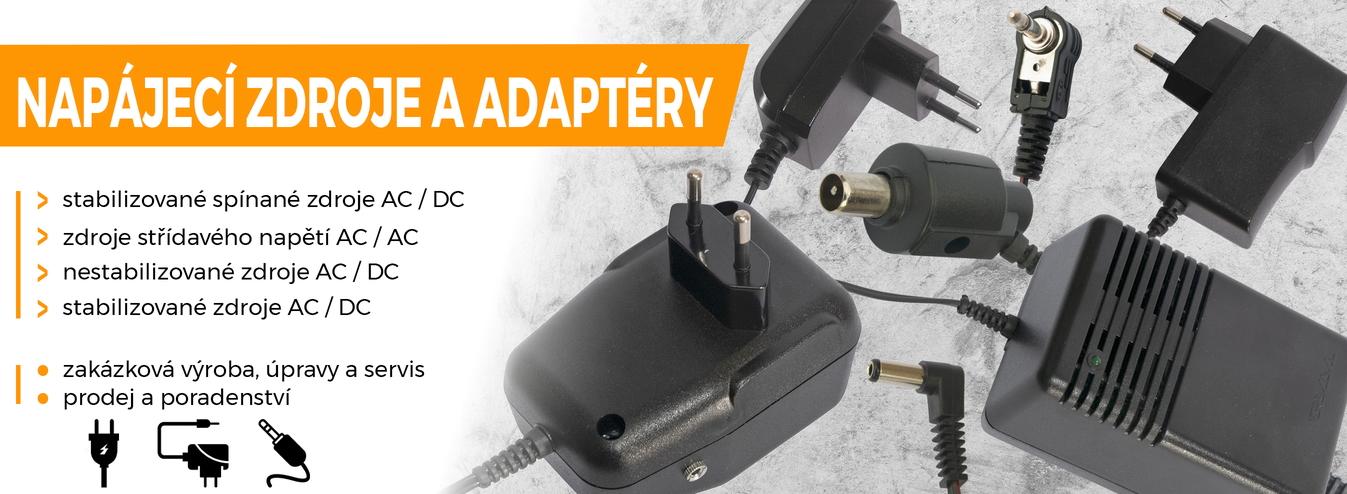 Napájecí zdroje a adaptéry